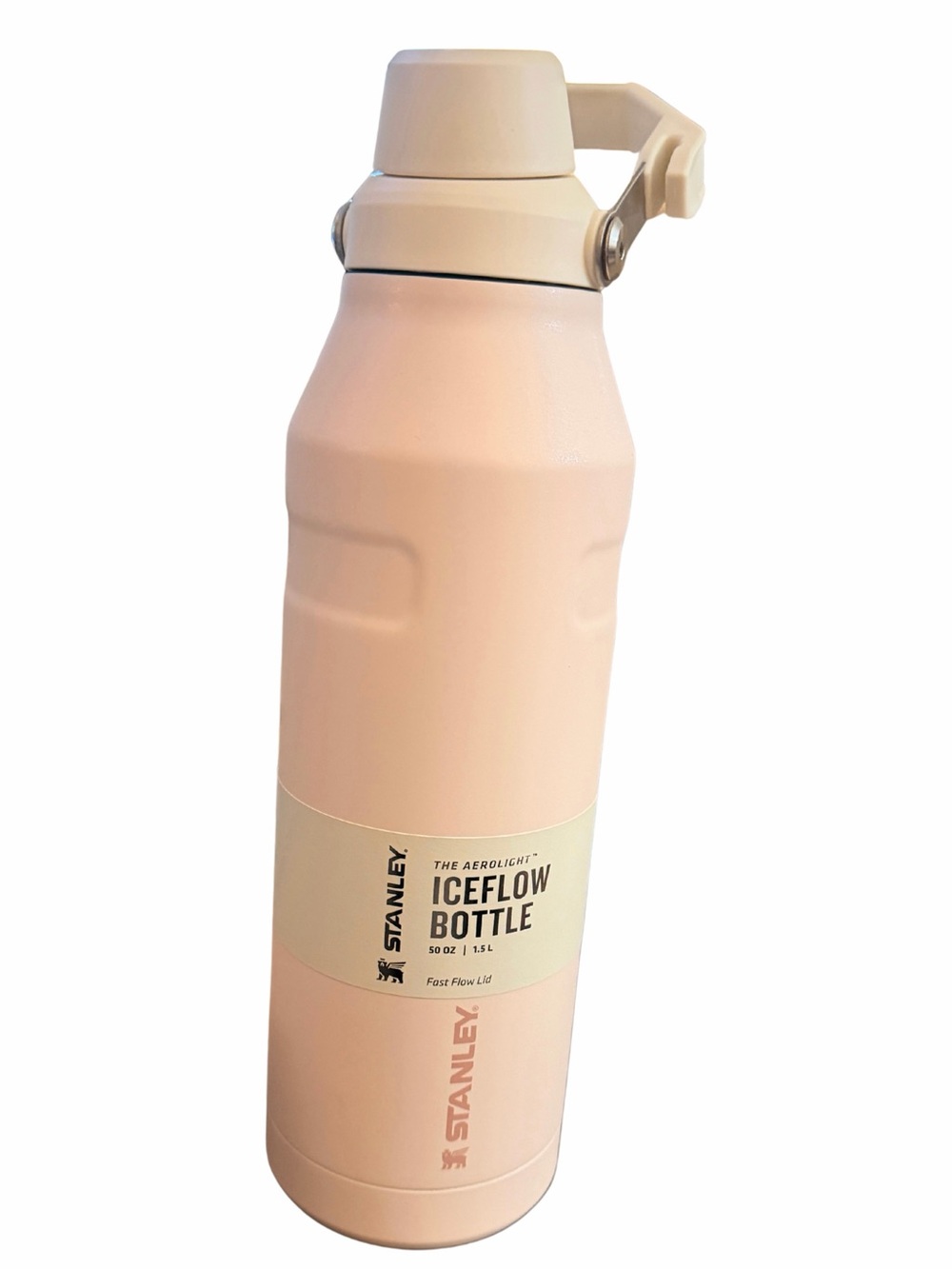 50 oz Stanley Rose Quartz Insulated Stainless Steel ICE 🧊 FLOW Water Bottle